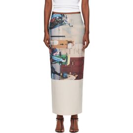 ISSEY MIYAKE ISSEY MIYAKE Multicolor Street View Midi Skirt