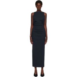 ISSEY MIYAKE ISSEY MIYAKE Navy Allow Maxi Dress
