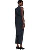 ISSEY MIYAKE ISSEY MIYAKE Navy Allow Maxi Dress - 3