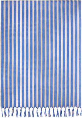 ISSEY MIYAKE ISSEY MIYAKE Navy December Generic Stripes Stole Scarf