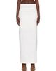 ISSEY MIYAKE ISSEY MIYAKE Off-White Allow Maxi Skirt - 1