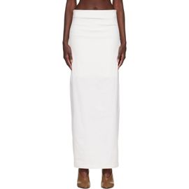 ISSEY MIYAKE ISSEY MIYAKE Off-White Allow Maxi Skirt