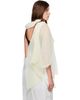 ISSEY MIYAKE ISSEY MIYAKE Off-White Gradation Ramie Pleats Scarf - 3