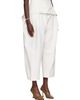 ISSEY MIYAKE ISSEY MIYAKE Off-White Grainy Trousers - 2