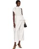 ISSEY MIYAKE ISSEY MIYAKE Off-White Grainy Trousers - 4