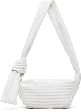ISSEY MIYAKE ISSEY MIYAKE Off-White Linear Knit 58 Bag