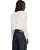 ISSEY MIYAKE ISSEY MIYAKE Off-White Shifted Fuzzy Pleats Cardigan - 3