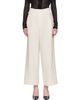 ISSEY MIYAKE ISSEY MIYAKE Off-White Untitled Trousers - 1
