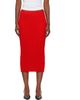ISSEY MIYAKE ISSEY MIYAKE Red October Spongy-58 Midi Skirt - 1