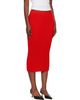 ISSEY MIYAKE ISSEY MIYAKE Red October Spongy-58 Midi Skirt - 2