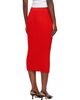 ISSEY MIYAKE ISSEY MIYAKE Red October Spongy-58 Midi Skirt - 3