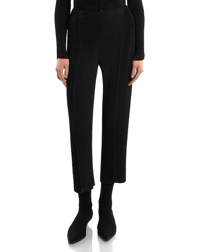Issey Miyake Issey Miyake Rhombus Pleat Textured Crop Pants
