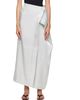 ISSEY MIYAKE ISSEY MIYAKE SSENSE Exclusive Gray Mercury Maxi Skirt - 1
