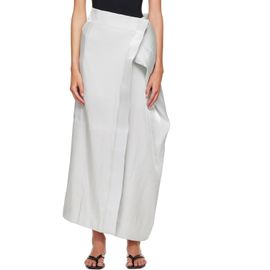 ISSEY MIYAKE ISSEY MIYAKE SSENSE Exclusive Gray Mercury Maxi Skirt