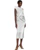 ISSEY MIYAKE ISSEY MIYAKE SSENSE Exclusive Gray Mercury Midi Dress - 4
