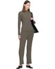 ISSEY MIYAKE ISSEY MIYAKE Taupe Hatching Pleats Top - 4