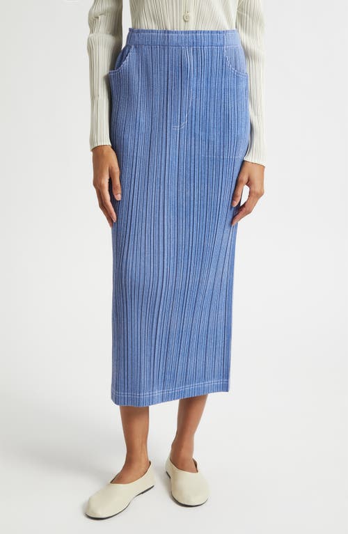 Issey Miyake Issey Miyake Trompe l'Oeil Pleated Straight Leg Pants