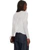 ISSEY MIYAKE ISSEY MIYAKE White Chiffon Twist Cardigan - 3