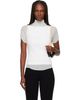 ISSEY MIYAKE ISSEY MIYAKE White Chiffon Twist T-shirt - 1