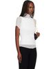 ISSEY MIYAKE ISSEY MIYAKE White Chiffon Twist T-shirt - 2