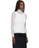 ISSEY MIYAKE ISSEY MIYAKE White Chiffon Twist Top - 2
