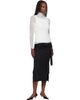 ISSEY MIYAKE ISSEY MIYAKE White Chiffon Twist Top - 4