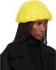 ISSEY MIYAKE ISSEY MIYAKE Yellow November Silk Mohair Beanie - 2