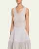 Issey Miyake Jiggly Pleated Plisse Tank Top - 4