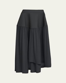 Issey Miyake Mute Winding Asymmetric Midi Skirt