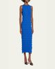 Issey Miyake Spring Plisse Sleeveless Midi Dress - 4