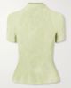 ISSEY MIYAKE Twist plissé-chiffon blouse - 1