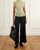 ISSEY MIYAKE Twist plissé-chiffon blouse - 2