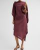 Issey Miyake Women's All Squares Asymmetric Midi Dress - 2