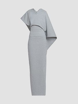 Issey Miyake Women's Allow Pebbled Drape Maxi Dress
