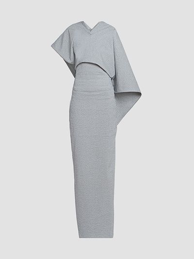 Issey Miyake Women's Allow Pebbled Drape Maxi Dress
