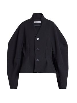 Issey Miyake Women's Arms Cotton-Blend Jacket