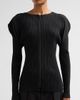 Issey Miyake Women's Box Shoulder Pleats Cardigan - 5