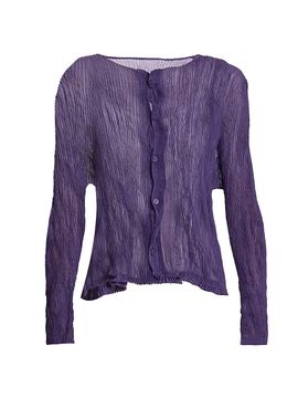 Issey Miyake Women's Chiffon Twist 2 Cardigan
