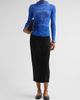 Issey Miyake Women's Chiffon Twist Rib-Knit Top - 2