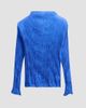 Issey Miyake Women's Chiffon Twist Rib-Knit Top - 6