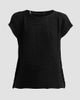 Issey Miyake Women's Column Knit Short-Sleeve Top - 1