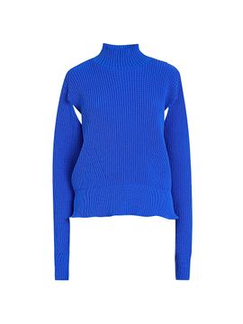 Issey Miyake Women's Displaced Knit Sweater