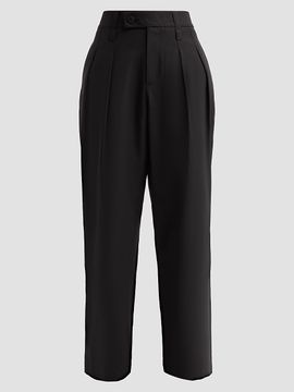 Issey Miyake Women's Fluttering Pleated Straight-Leg Ankle Pants