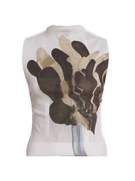 Issey Miyake Women's Gestural Flowers A-POC Top