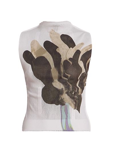Issey Miyake Women's Gestural Flowers A-POC Top