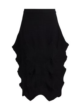 Issey Miyake Women's Linkage Plisse Midi-Skirt