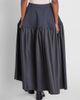 Issey Miyake Women's Mute Mixed-Media Pleated High-Low Skirt - 3
