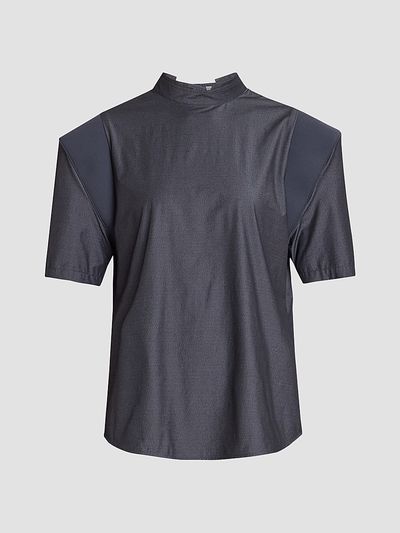 Issey Miyake Women's Mute Shoulder-Insert Top