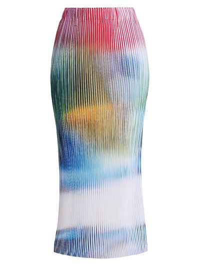 Issey Miyake Women's Obscure Pleats Midi-Skirt