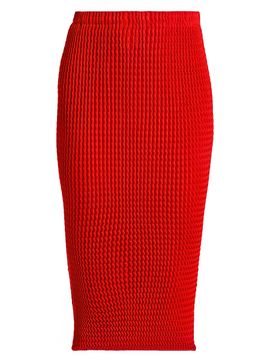 Issey Miyake Women's Spongy Midi-Skirt